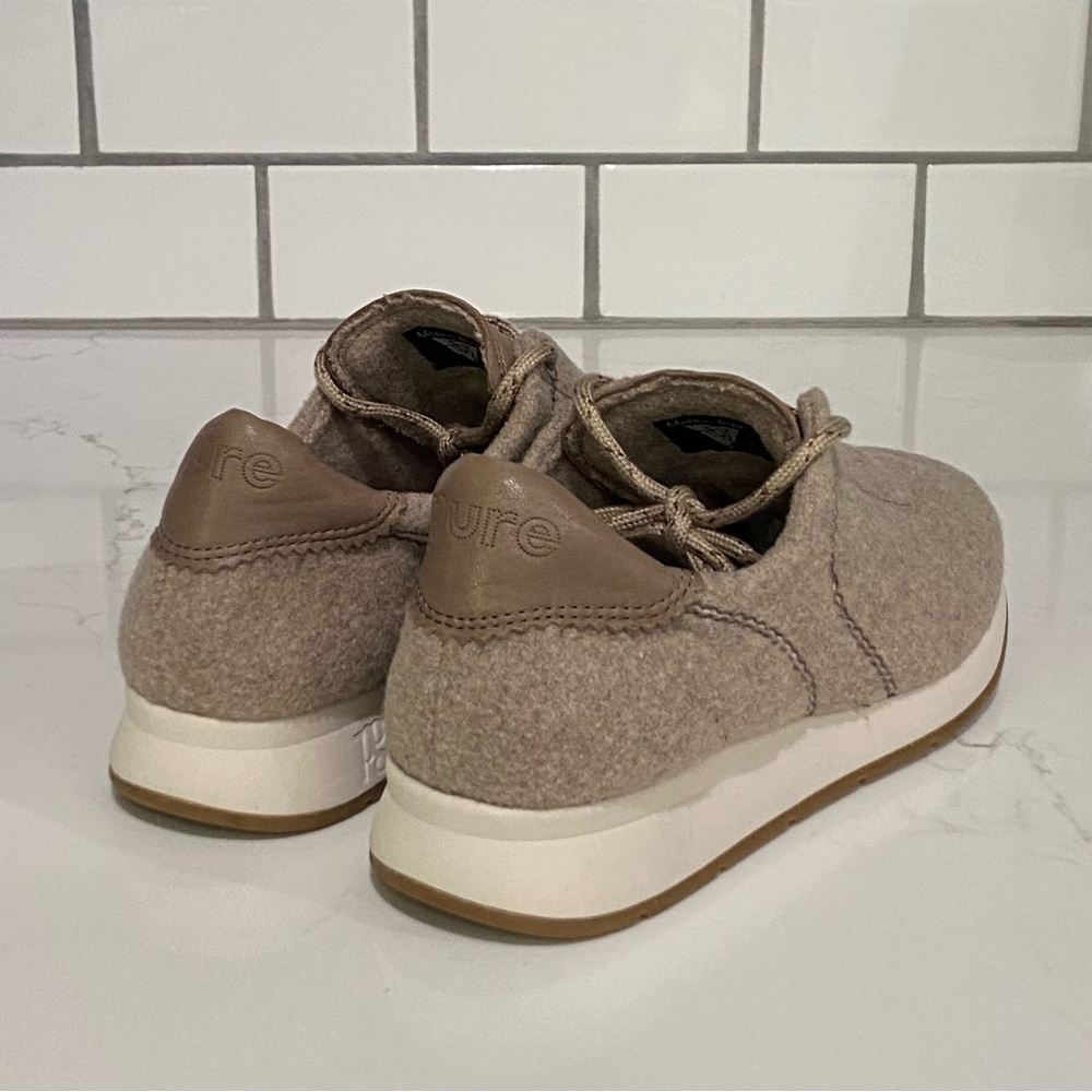 Paul Green Size 4 US Size 6.5 Kalista Merino Wool Leather Luxury Sneaker - Picture 4 of 16